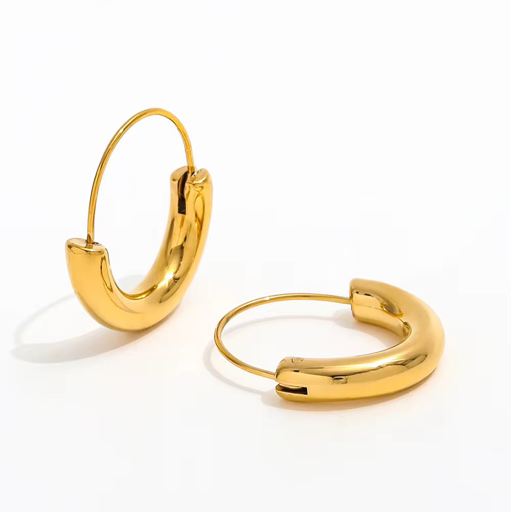 Golden Arc Hoops